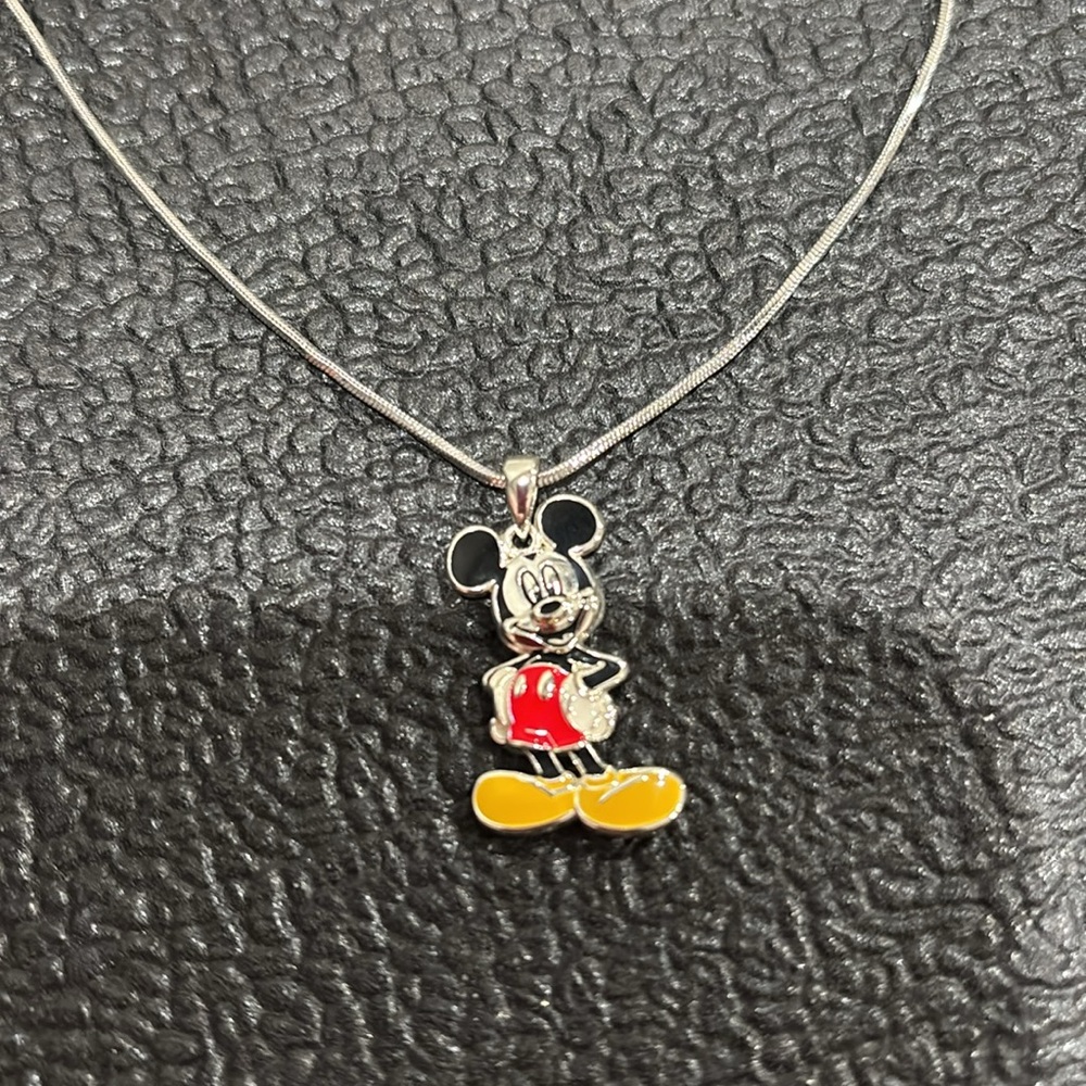 NWT Disney Mickey Mouse necklace with 18 inch chain